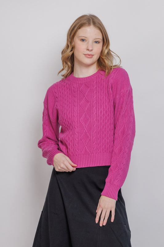 cable sweater