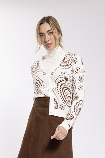 Intarsia Cardi