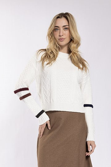 Colored Bands Sweater