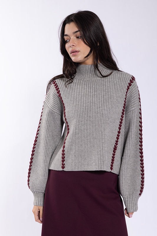 Exaggerated Stitch Sweater