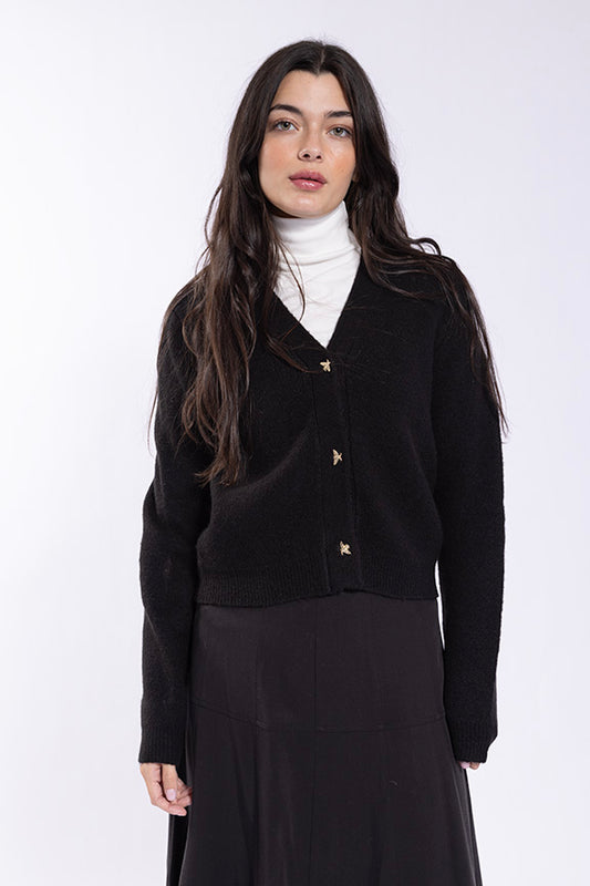 Bee Button Cardi