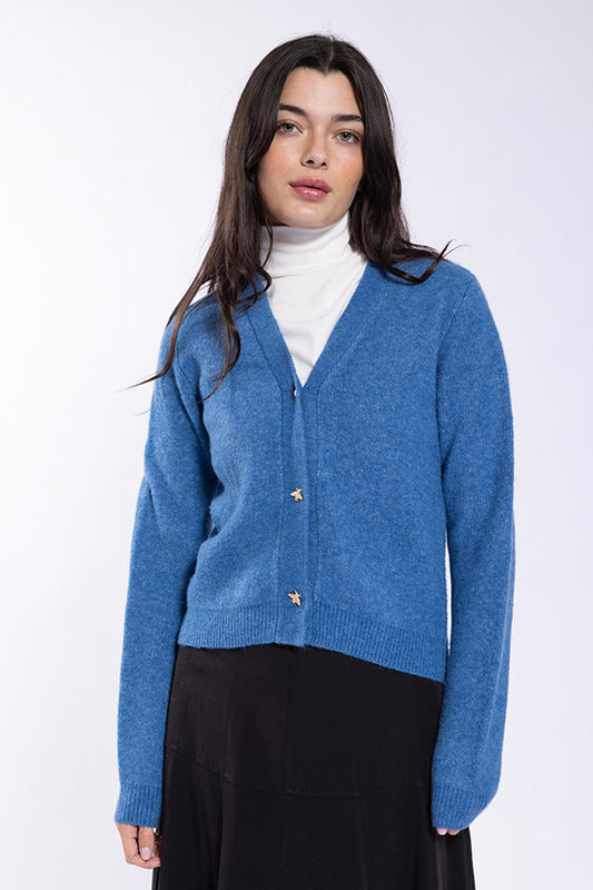 Bee Button Cardi
