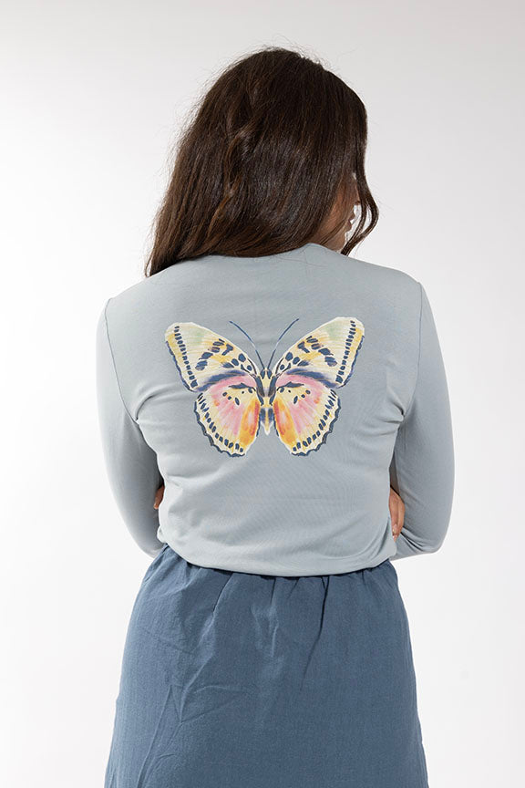 Butterfly Graphic Back Tee