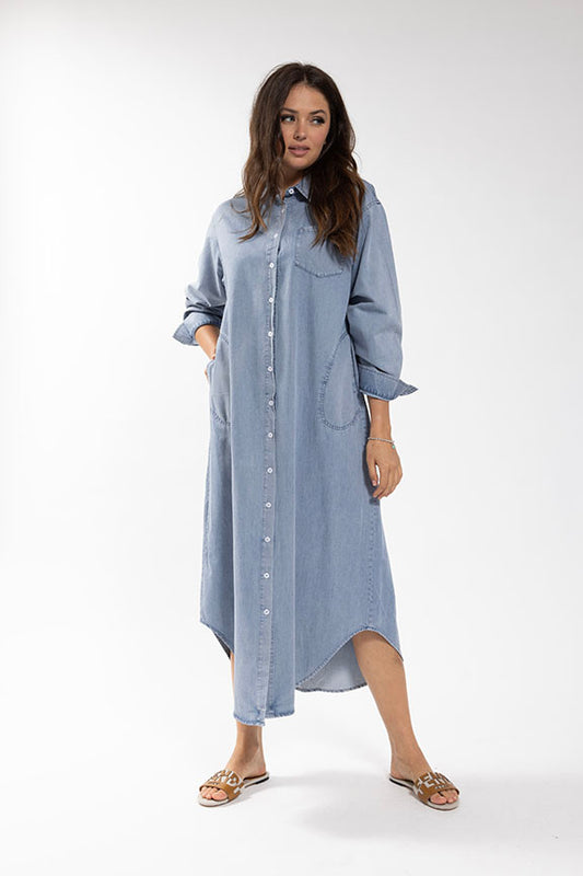 Denim Shirtdress