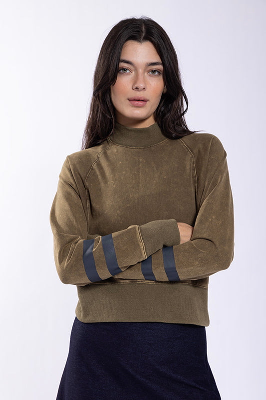 Stripe Detail Sweatshirt