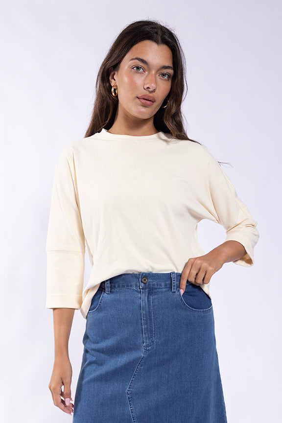 RELAXED BASIC JERSEY TEE