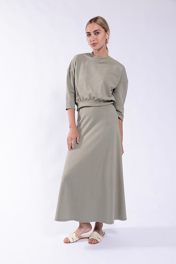 A-LINE SWEATSKIRT
