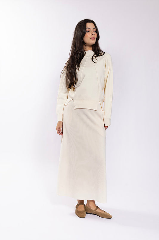 Chenille A-Line Skirt