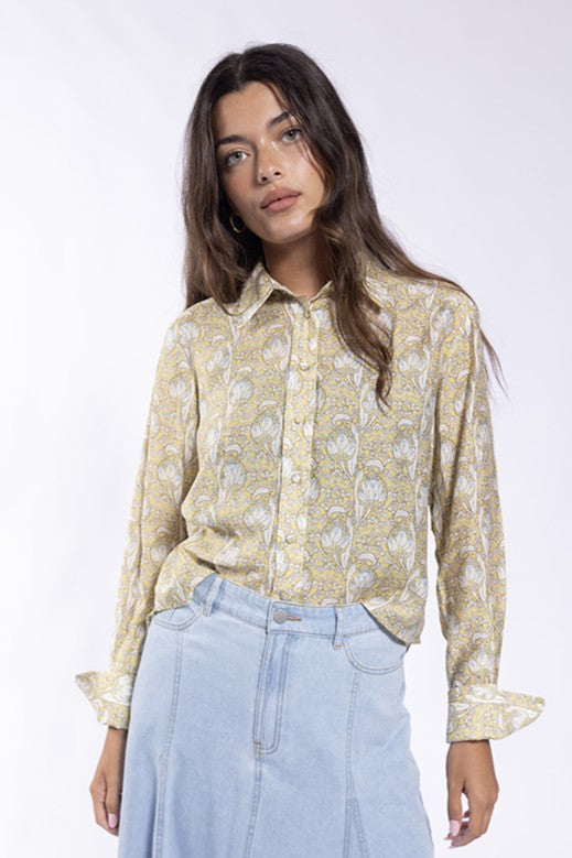 PRINTED BUTTONDOWN SHIRT
