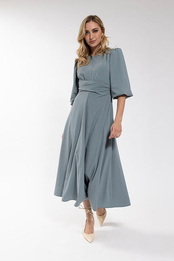 Gather waist Cocktail Dress