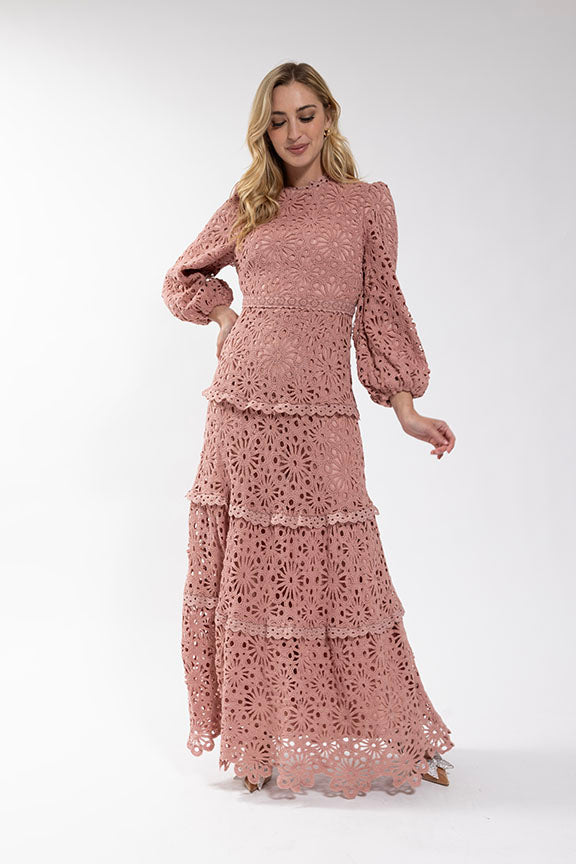 Crochet Tiered Gown